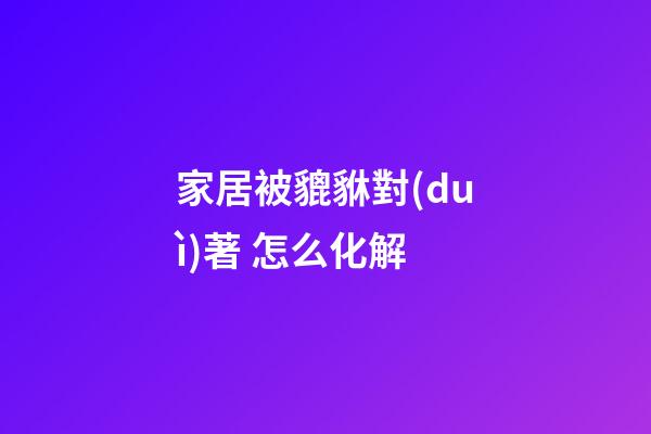 家居被貔貅對(duì)著 怎么化解